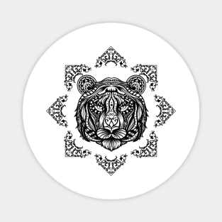 Bengal Tiger Mandala Magnet